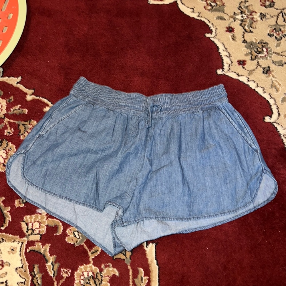 Hollister Stretchy Elastic Waistband Jean Shorts